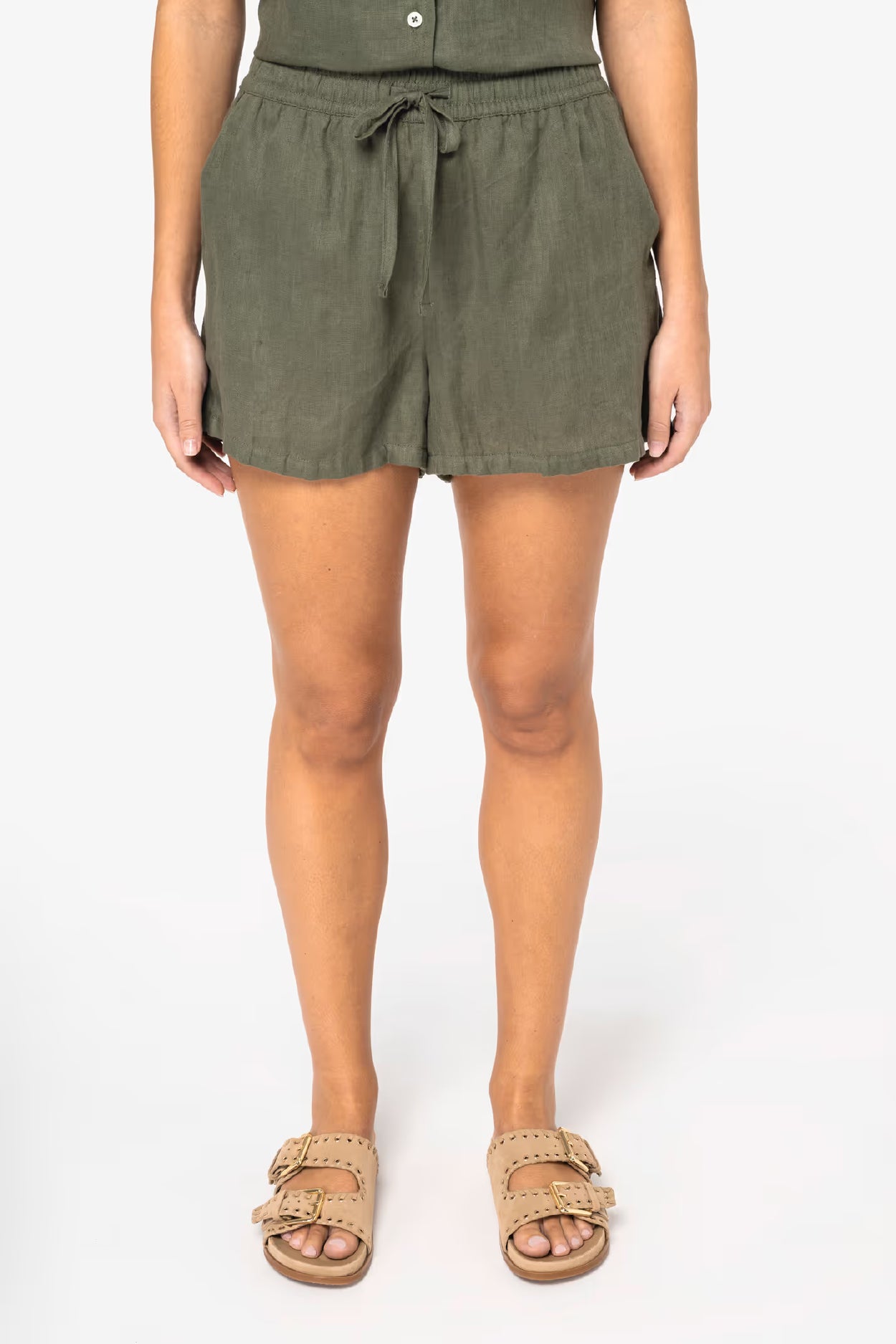 IRINA - LINEN SHORTS