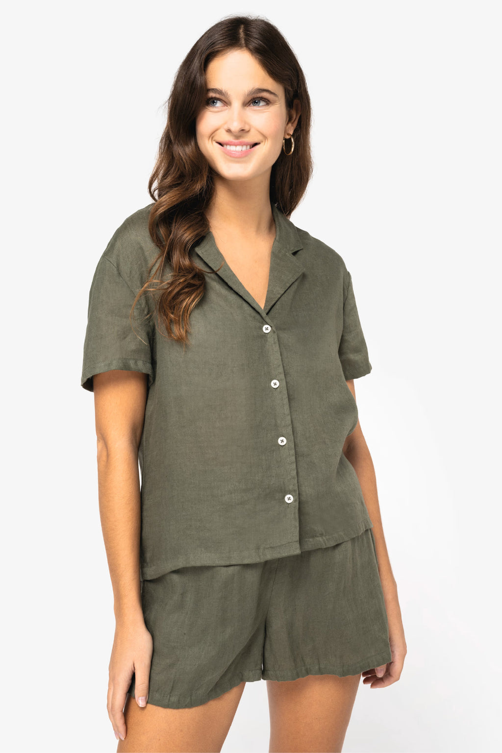 BRIGITTE - WOMAN LINEN SHIRT