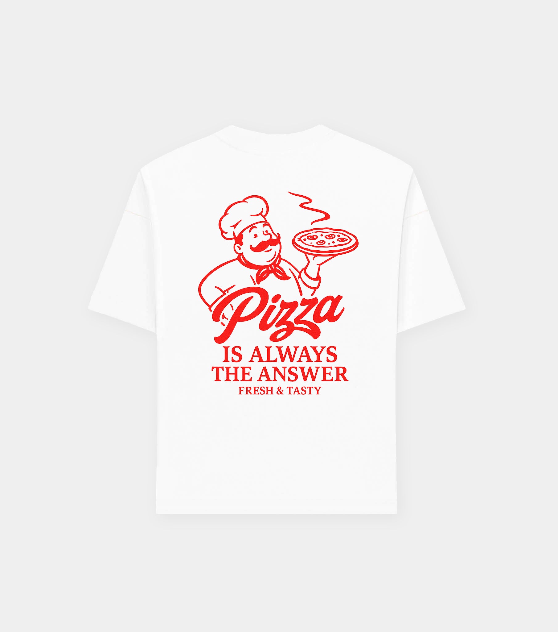PIZZA IS THE ANSWER TEE